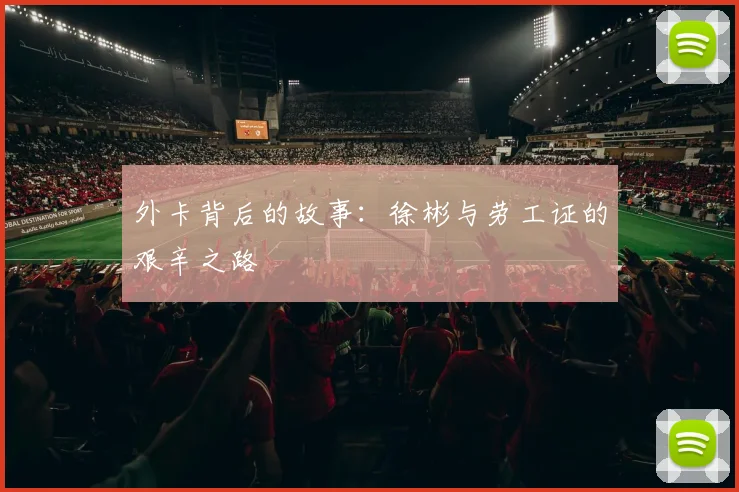 外卡背后的故事：徐彬与劳工证的艰辛之路